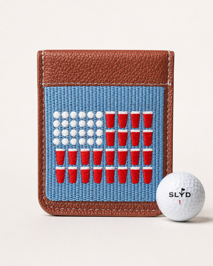 America Beer Pong Needlepoint