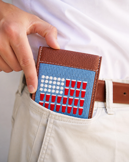 America Beer Pong Needlepoint