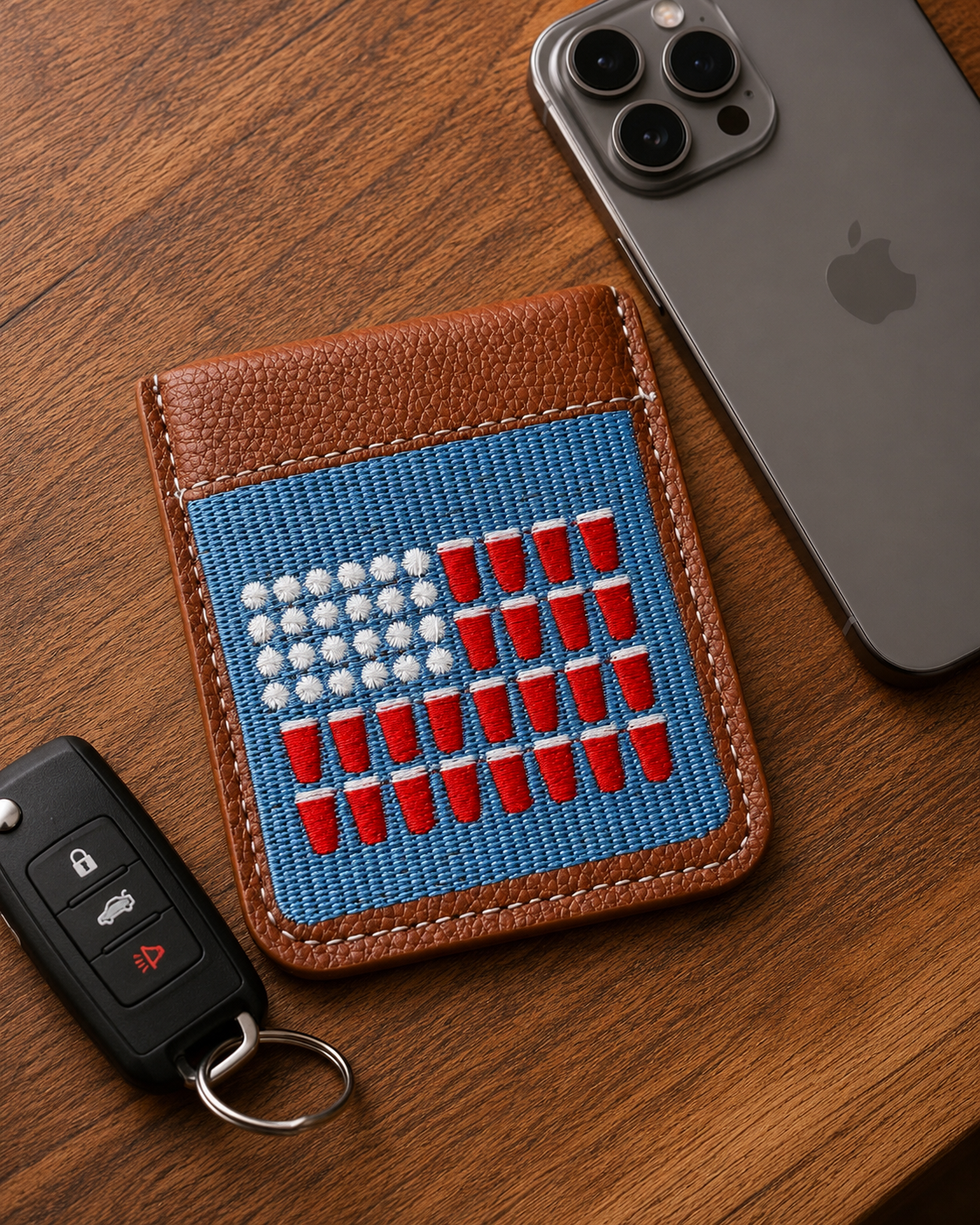 America Beer Pong Needlepoint
