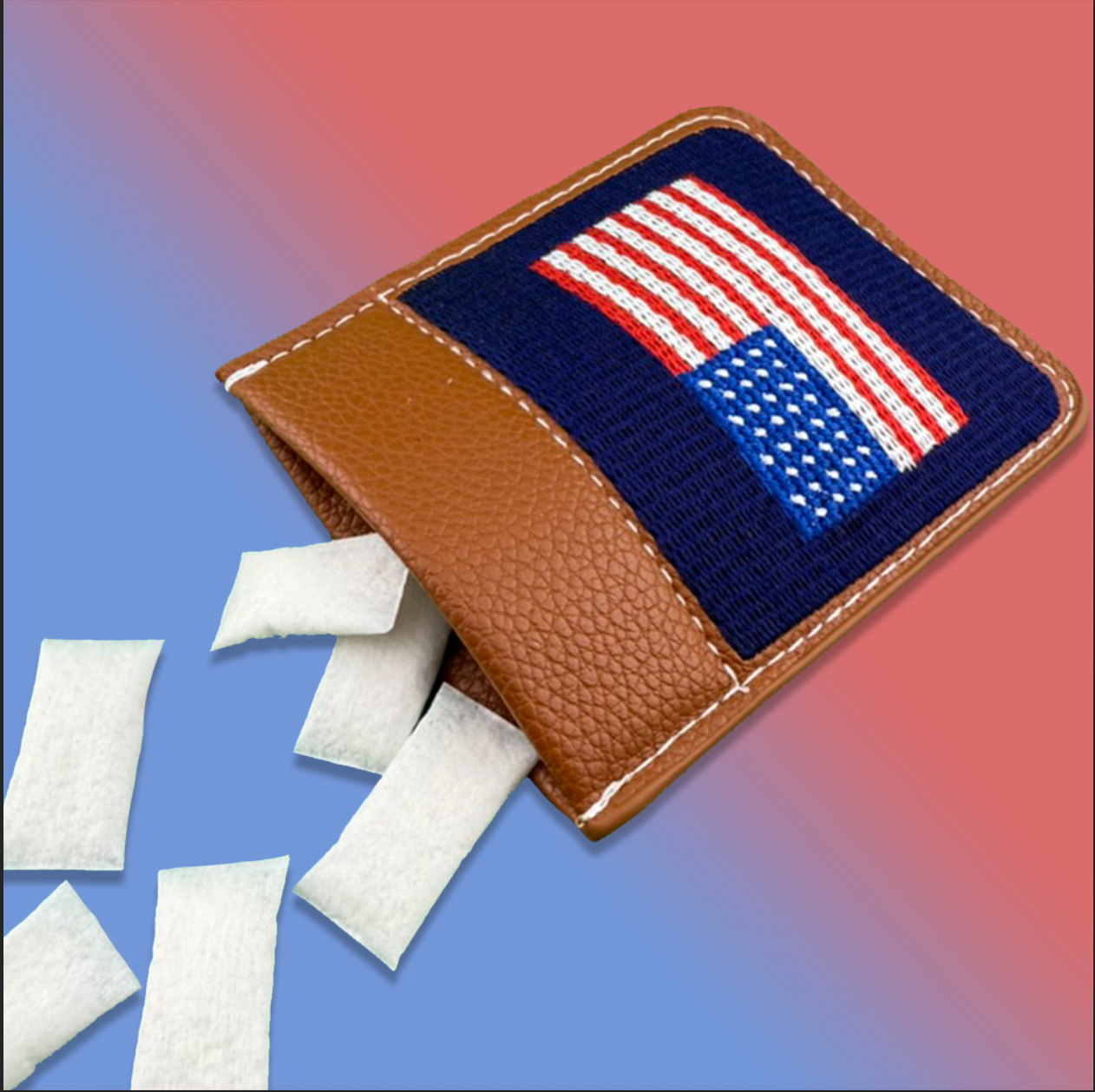 American Flag Needlepoint